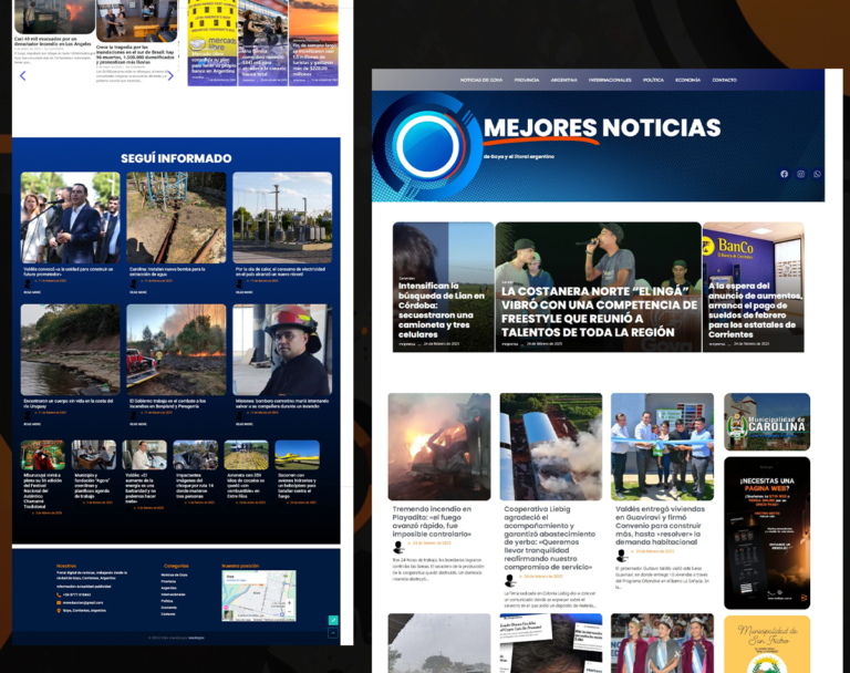 Sitio web de Mejores Noticias